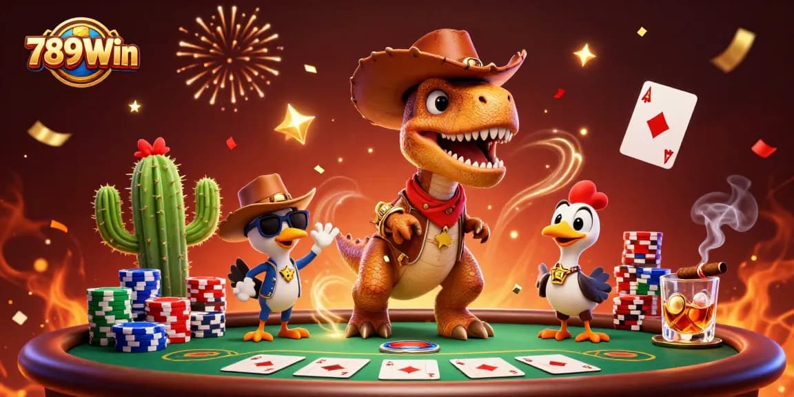 Experience big wins at 789Win with vibrant 3D characters and dynamic poker action.