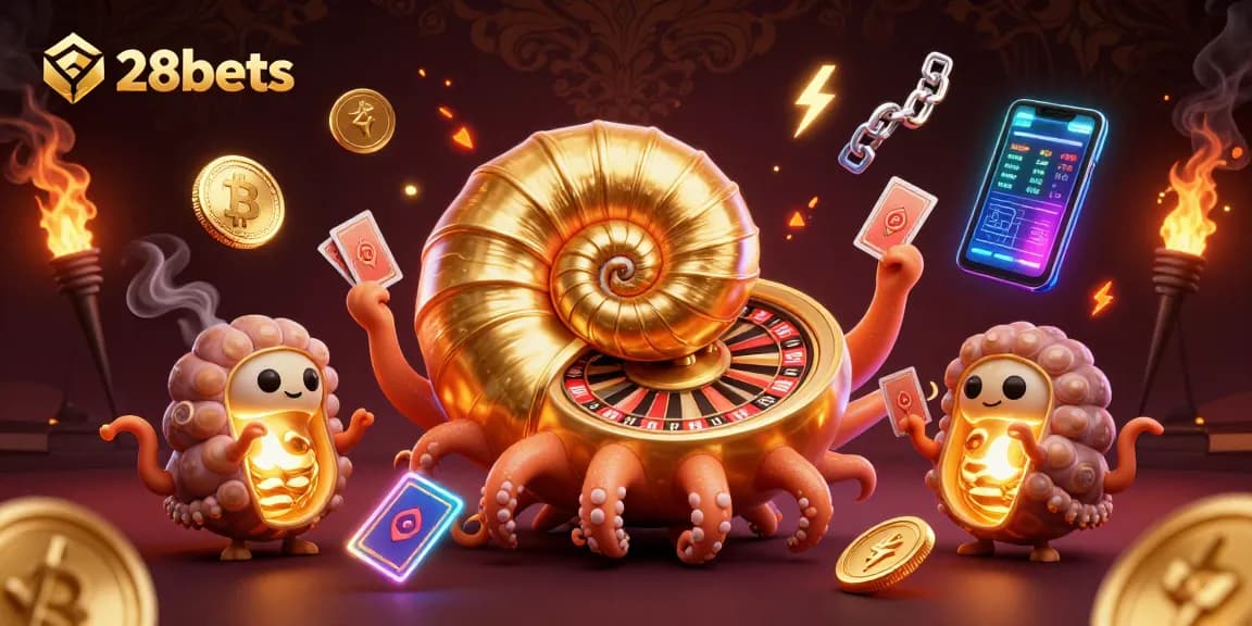 Experience thrilling gameplay with 28bets, showcasing a dynamic 3D casino often blending cryptocurrency.