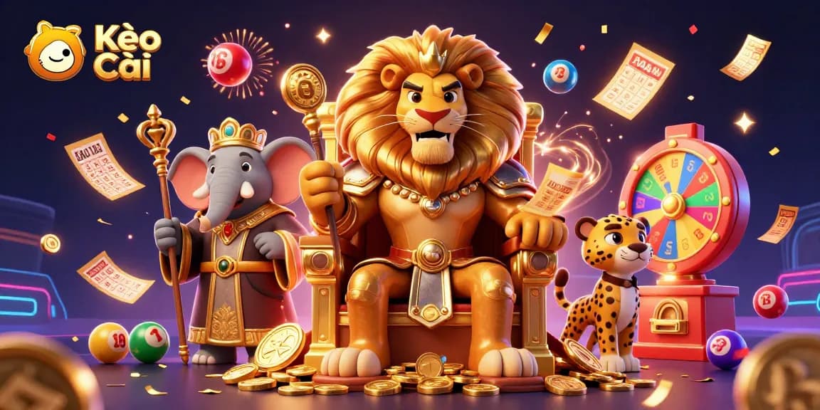 Engage with Kèo nhà cái in a vibrant 3D casino world featuring lively characters and dynamic gambling elements.