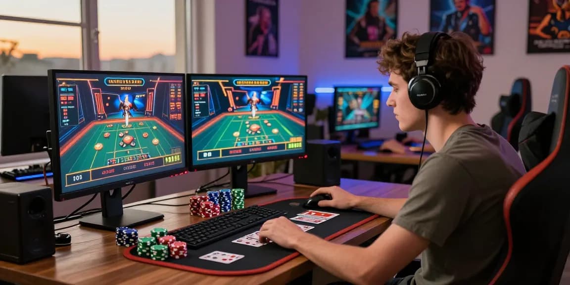 Experience the excitement of online gaming with https://xx88.se.net/ showcasing colorful chips and live casino action.