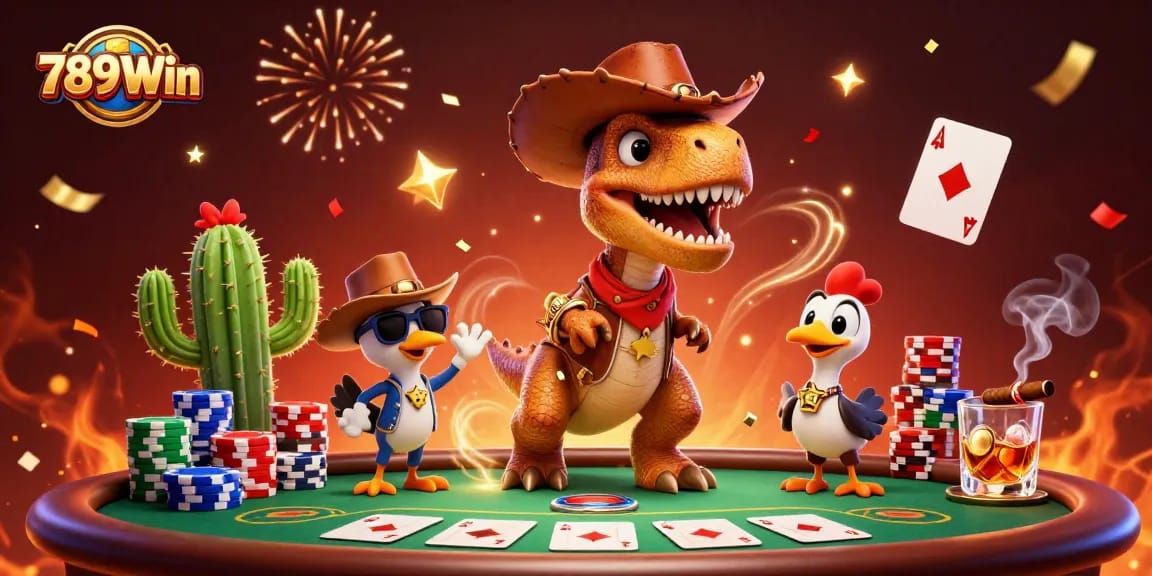 Experience big wins at 789Win with vibrant 3D characters and dynamic poker action.