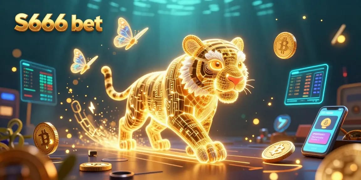 S666 bet unleashes thrilling moments in a vibrant digital casino landscape with interactive crypto elements.