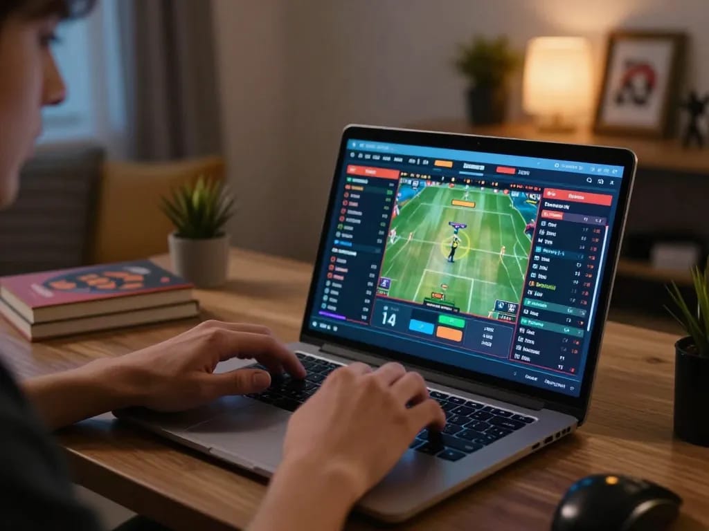 Engaging online sports betting session highlighting ALO8 PRO platform action.