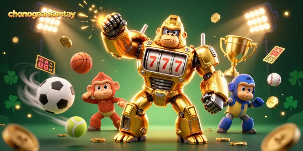 Experience thrilling slots and sports action with chonongsansontay’s vibrant 3D illustration.