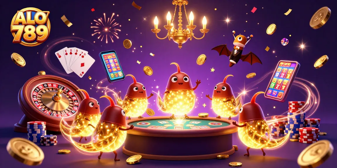 Experience thrilling action with ALO 789 in a vibrant cockfighting arena casino bursting with excitement.