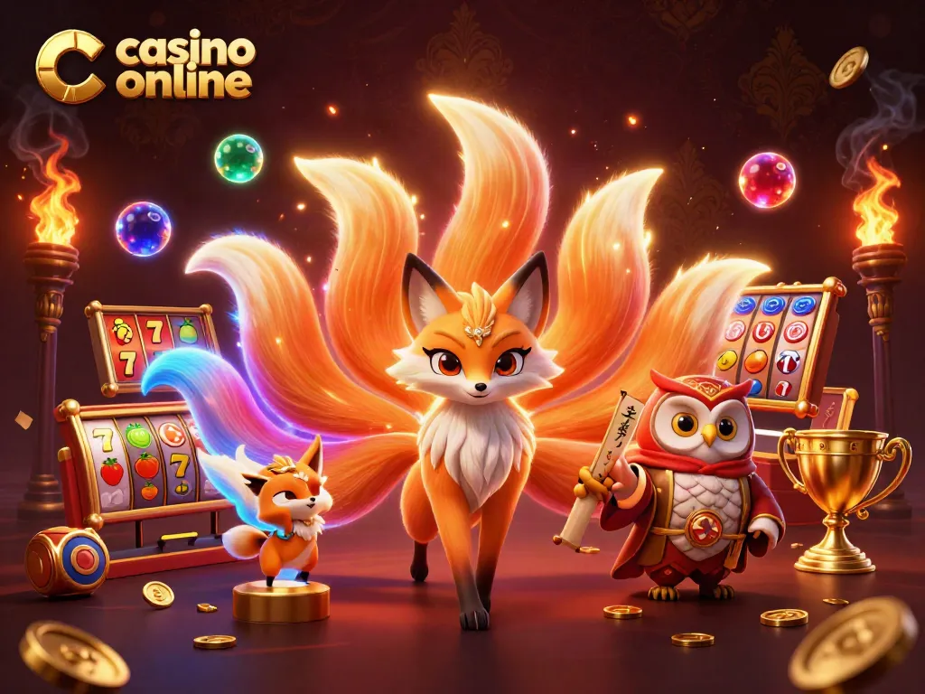 Juega en casino online y descubre la magia de los tragamonedas con una ilustración vibrante y dinámica.