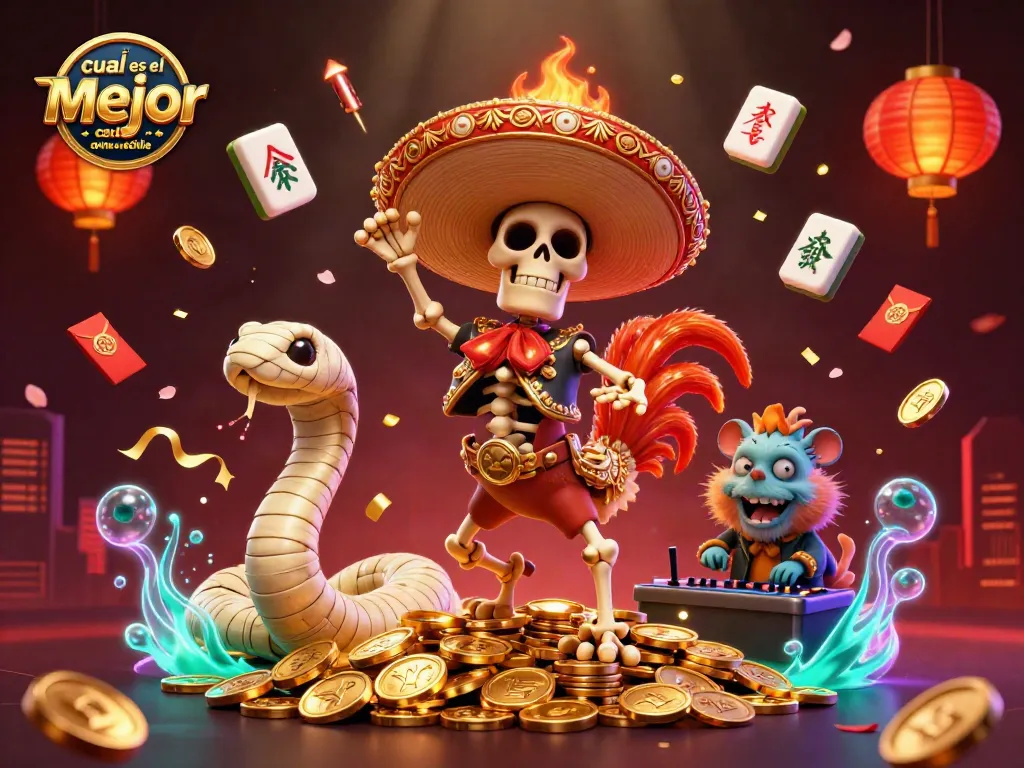 Disfruta de emocionantes juegos de azar en "¿Cuál es el mejor casino online en Chile?", con personajes únicos en un entorno vibrante.