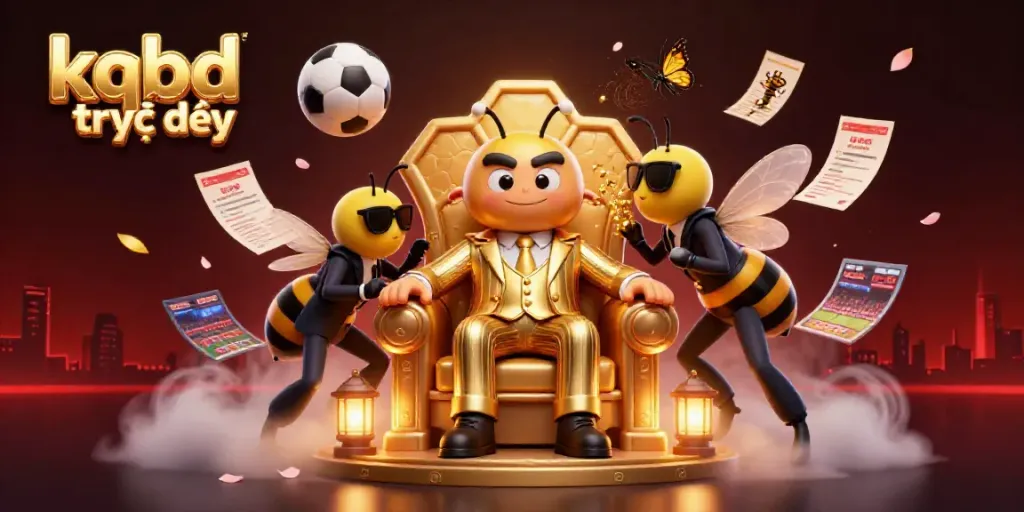 Experience kqbd trực tiếp with thrilling sports betting visuals featuring dynamic soccer elements.
