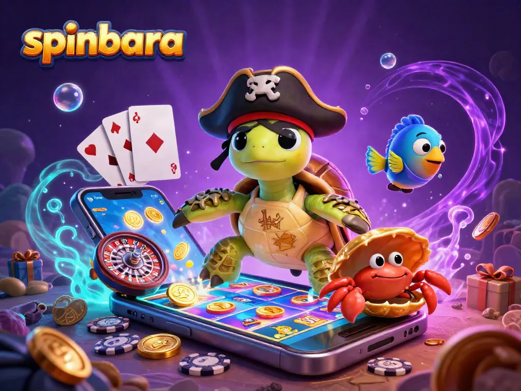 Spinbara offers an exciting pirate-themed adventure with vibrant gaming elements and characters.