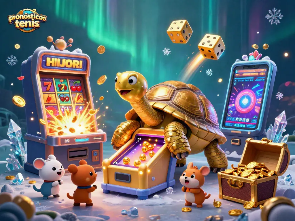 Optimiza tus pronósticos tenis con una divertida escena de juego repleta de acción y emoción.
