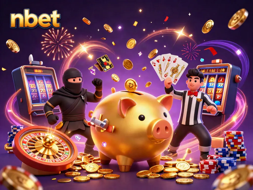 Experience thrilling gameplay at nbet with a sumo wrestler and dynamic casino elements.