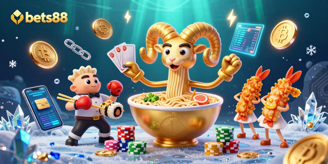 Experience the excitement of bets88 with vibrant 3D cartoon characters in an energetic gambling scene.