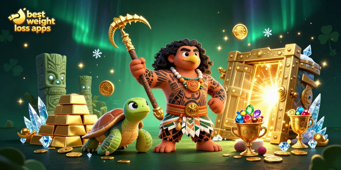 Experience exciting wins with the best weight loss apps, featuring a vibrant 3D casino scene.