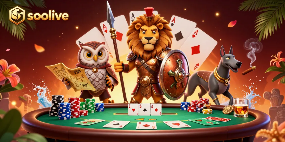 Socolive empowers players to engage with vibrant poker action amidst strategic ambiance.
