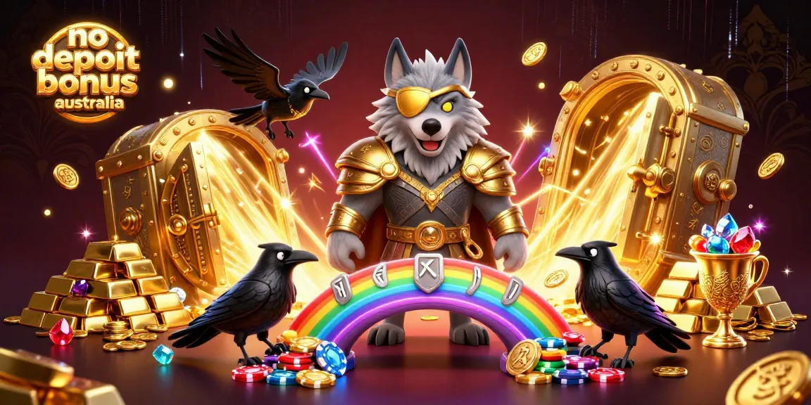 Enhance your play with an enticing no deposit bonus Australia, featuring a dynamic casino scene.