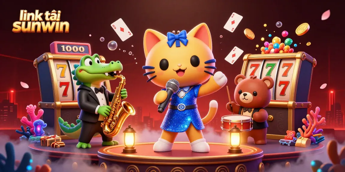 Experience the fun at link tải sunwin with vibrant characters and dynamic casino elements.