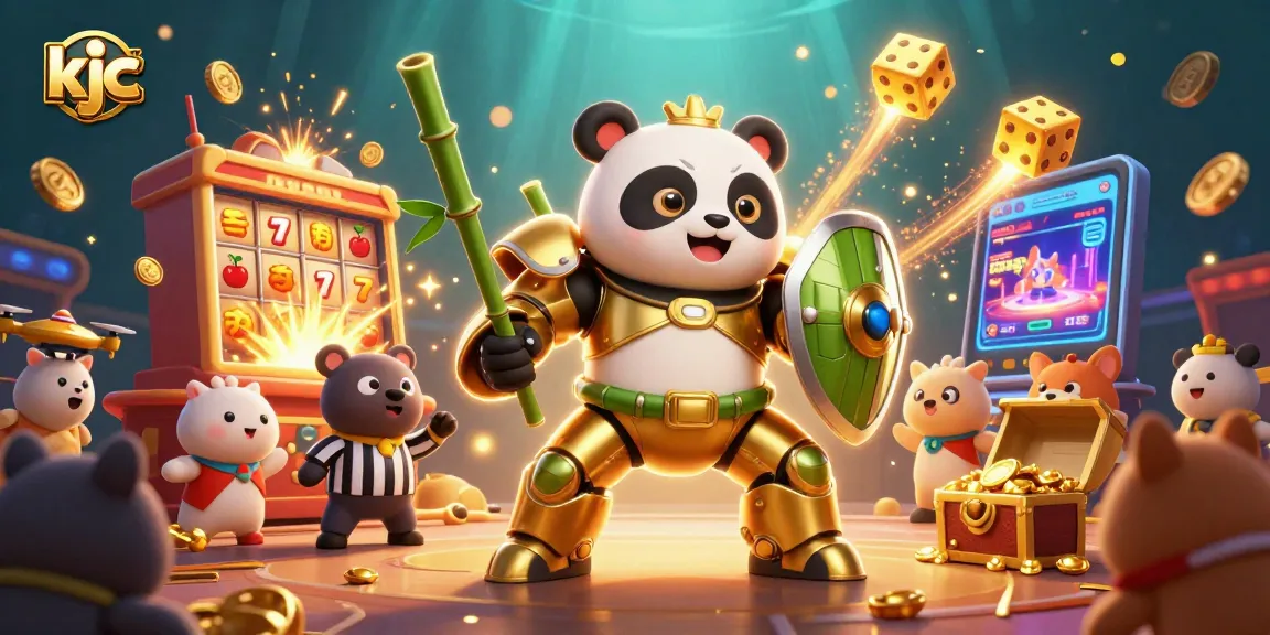 KJC showcases an exciting online casino world with vibrant characters and thrilling gameplay.