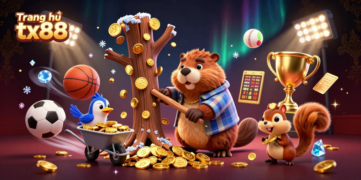 Celebrate wins at Trang chủ tx88 with our vibrant, engaging 3D casino illustration.