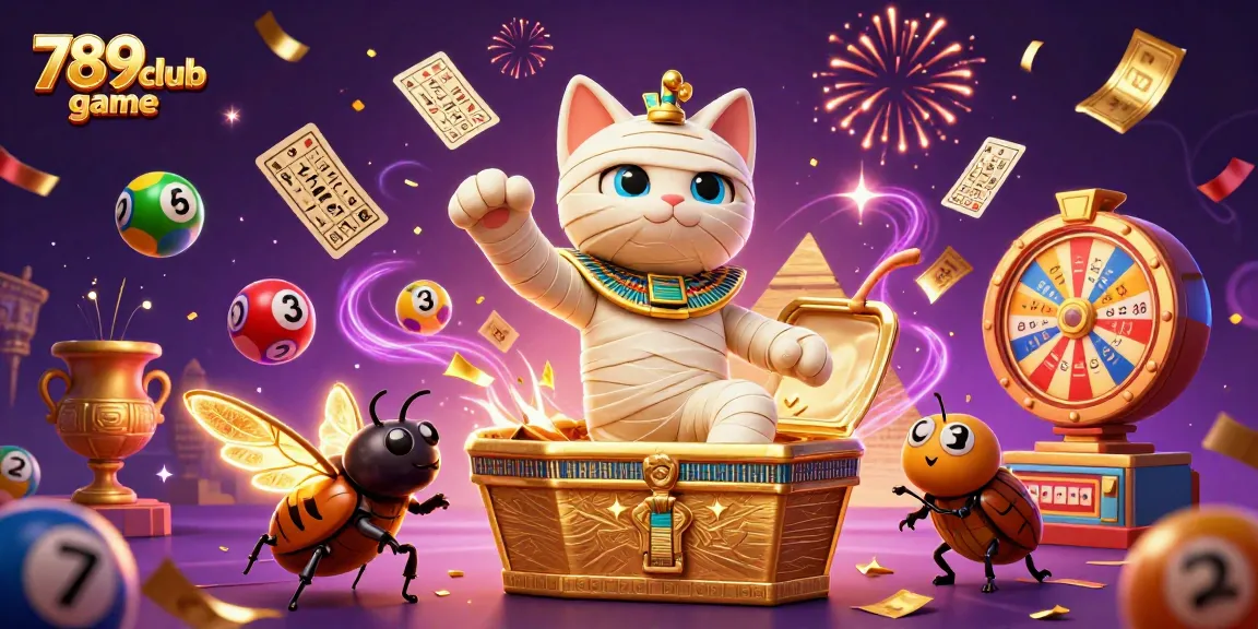 Experience the excitement of the 789club game with a vibrant casino illustration featuring elephants, treasures, and stunning gold.