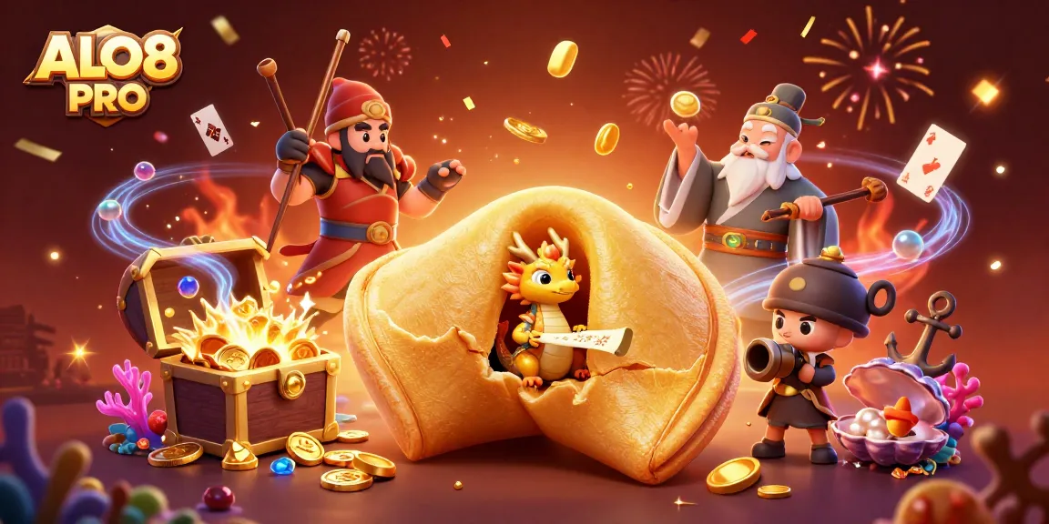 Win big at ALO8 PRO while exploring magical rewards in a vibrant online casino illustration.